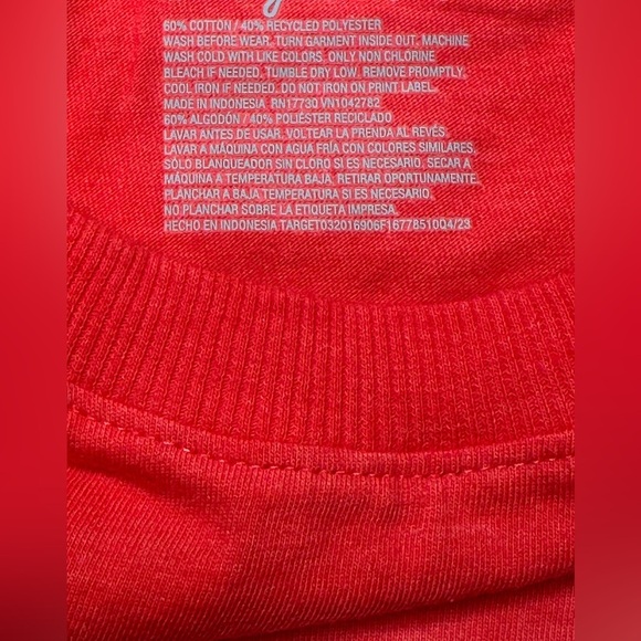 Cat & Jack Red Blue White Tie-Dye T-shirt short sleeve kids sizes choose size👇 - Picture 7 of 13